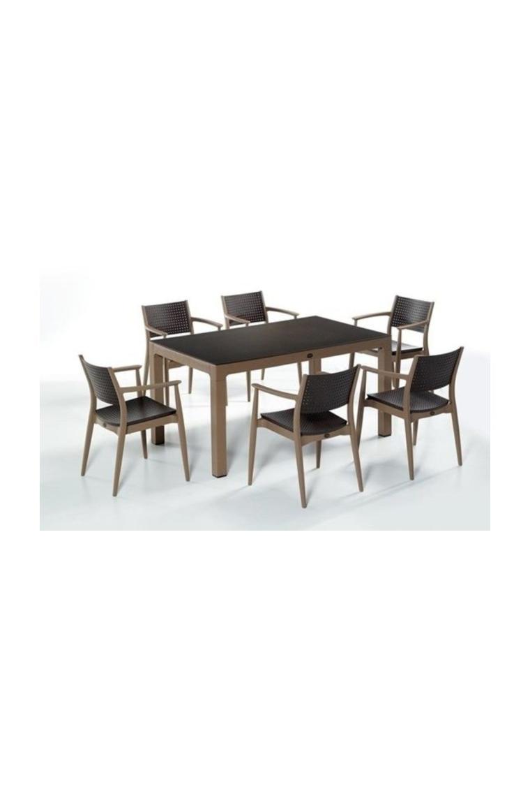 Novussi Seginus 6'Lı Camlı Set