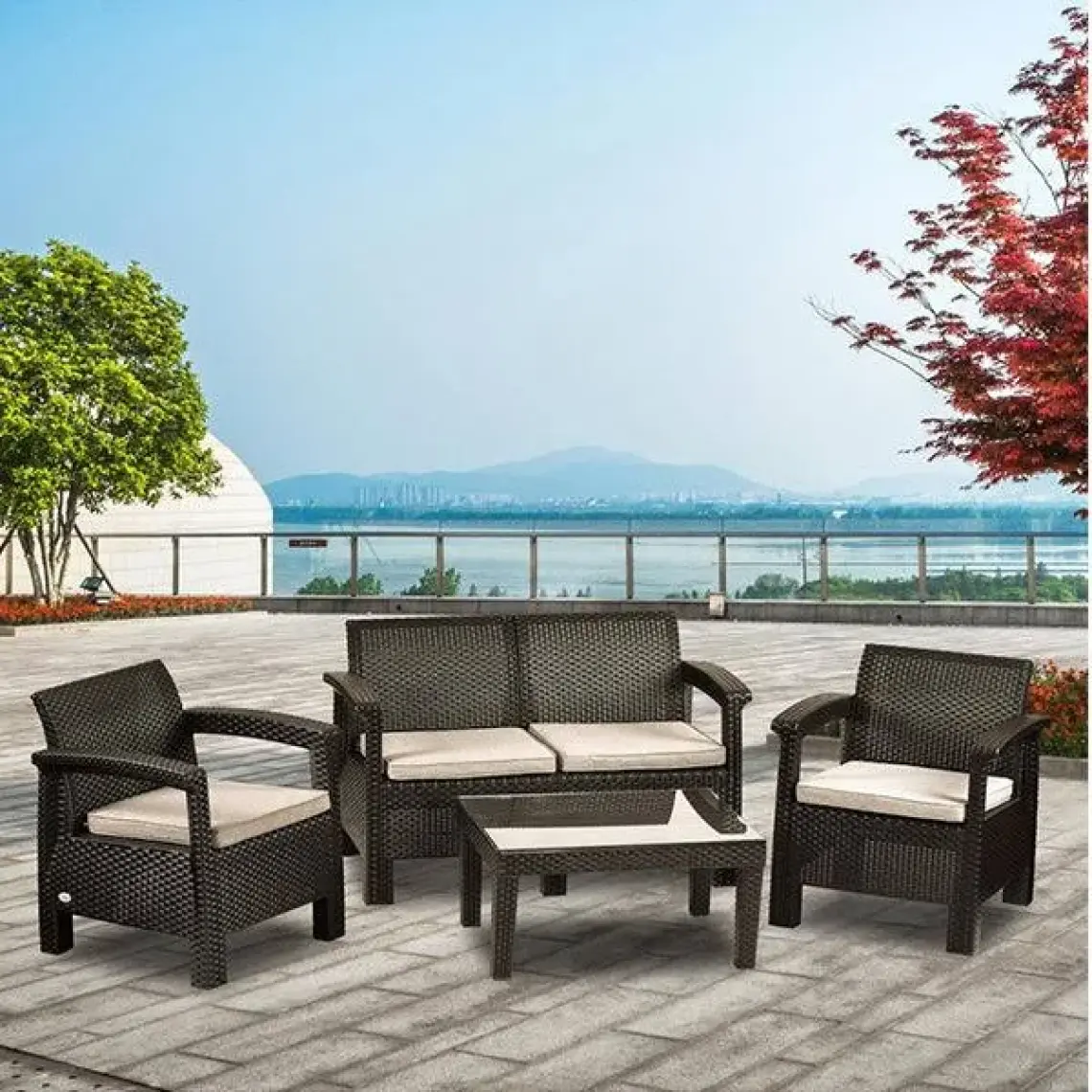 Holiday Toscana Rattan Bahçe Oturma Grubu