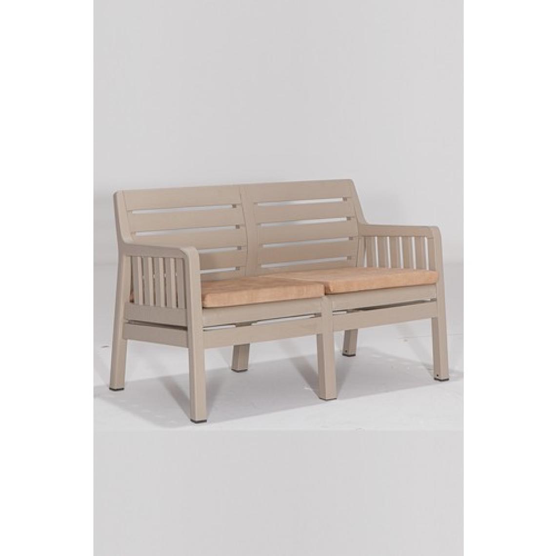 ModaLife Lara 2+1+1+S Bahçe Takımı  Balkon - Bahçe - Teras  Mobilyası / Cappucino