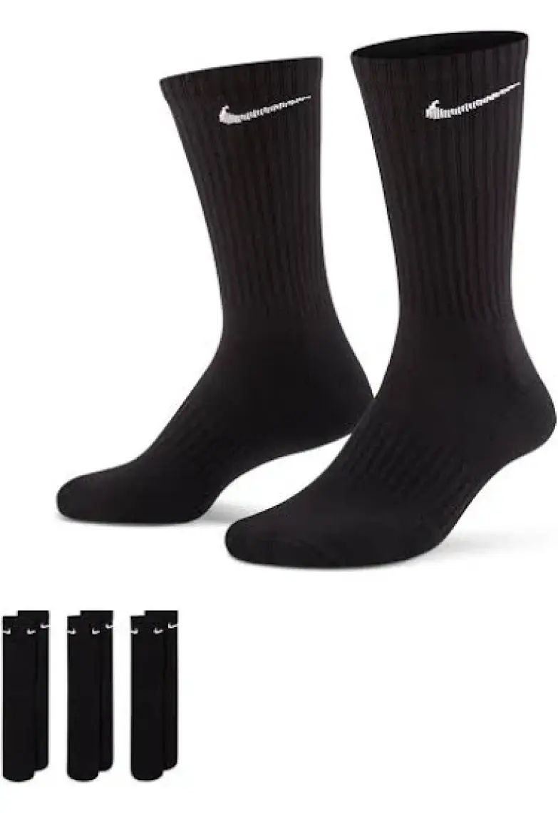 Nike SX7664-010 Everyday Cushioned 3 Lü Çorap Seti