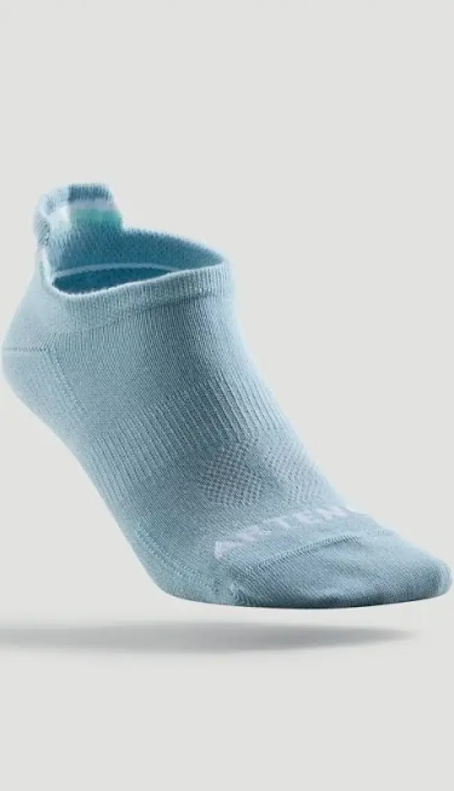 Artengo Tenis Çorabı - Kısa Konç - Unisex - 3 Çift - Beyaz / Yeşil - Rs 160