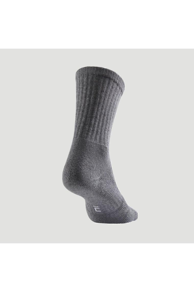 Artengo Tenis Çorabı - Orta Boy Konçlu - 3'lü Paket - Gri - Rs 500