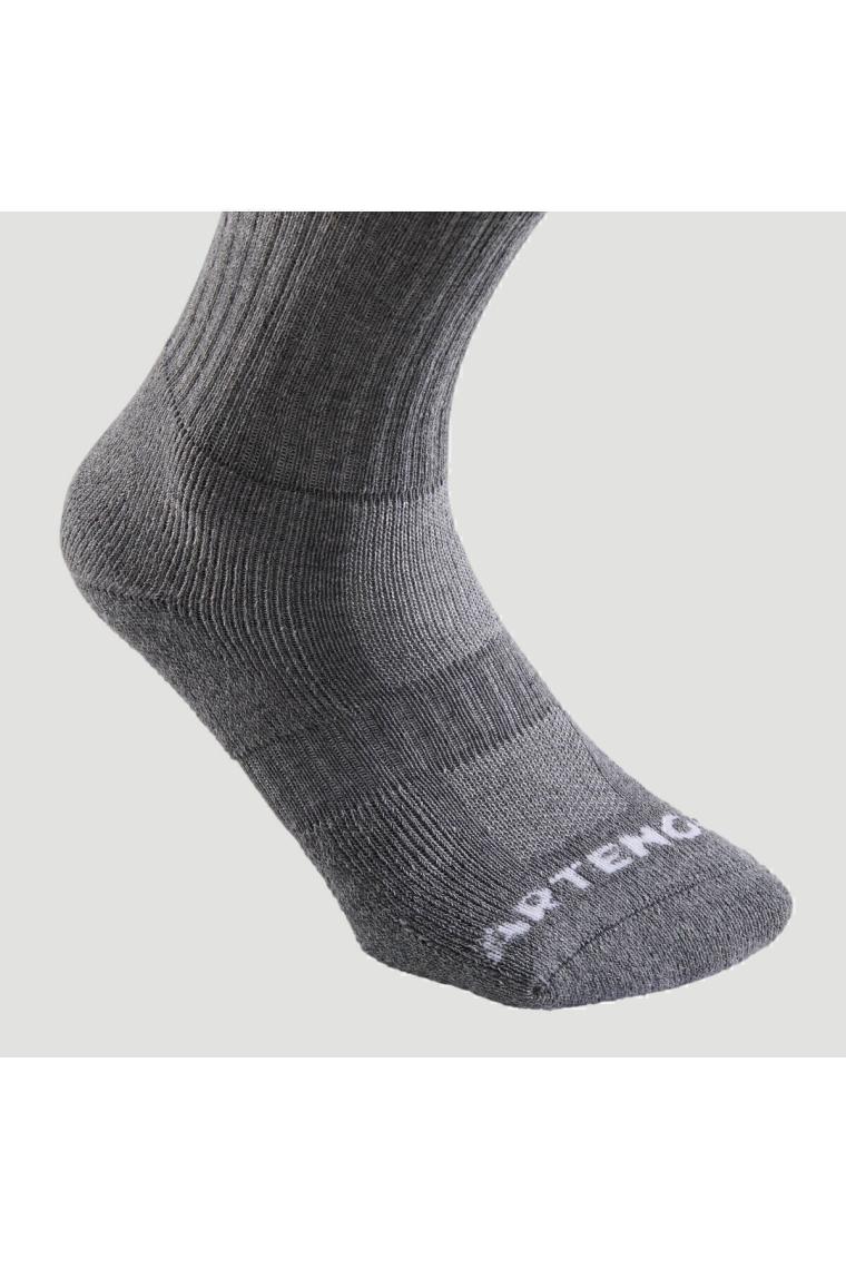 Artengo Tenis Çorabı - Orta Boy Konçlu - 3'lü Paket - Gri - Rs 500