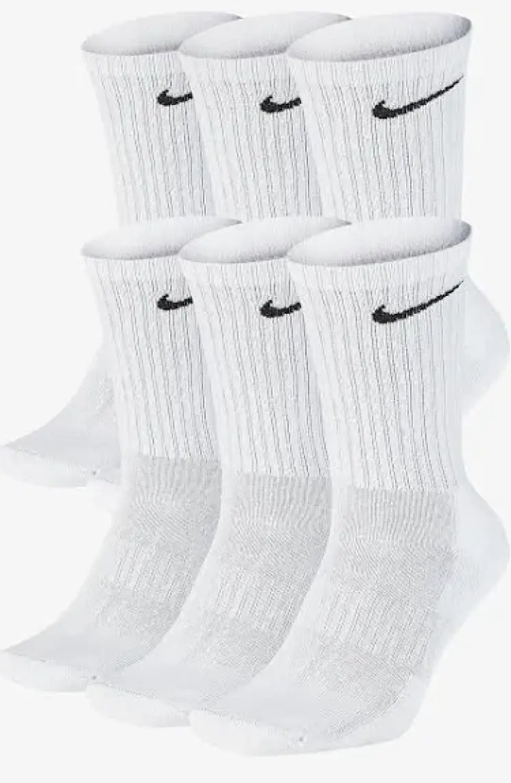 Nike SX7666-100 Everyday Cush Crew 6lı Çorap Seti