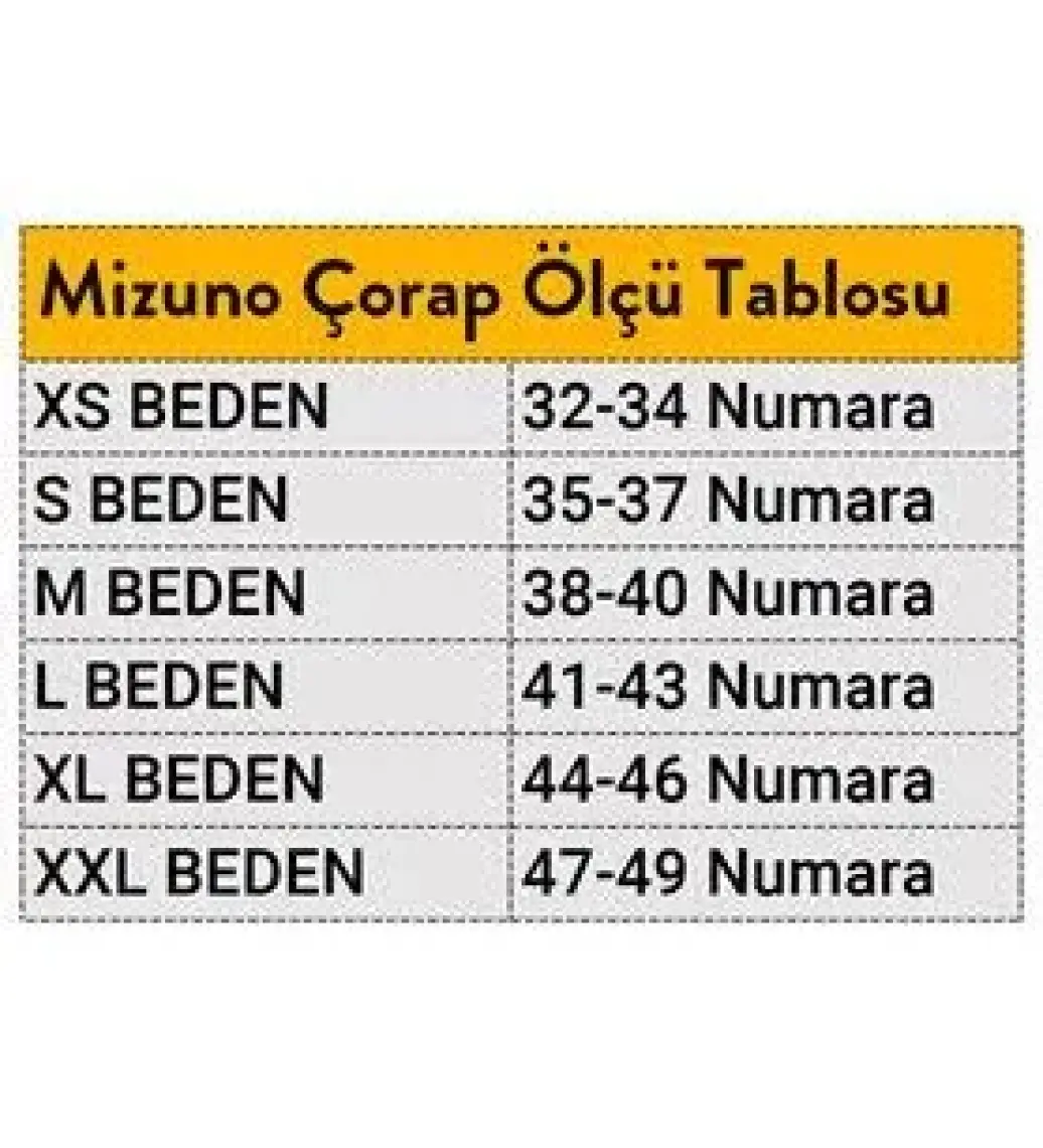 Mizuno 67UU71684 Uzun Voleybol Çorabı Lacivert