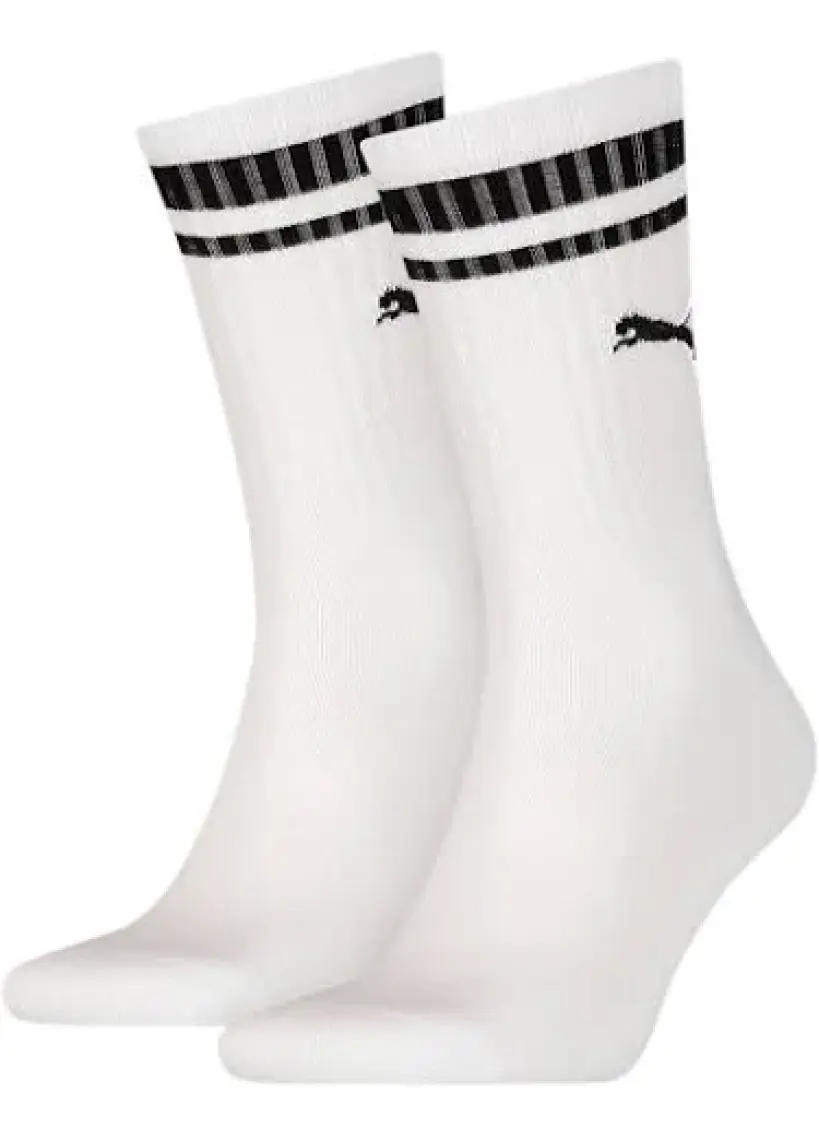 Puma CREW HERITAGE STRIPE Siyah Unisex Çorap