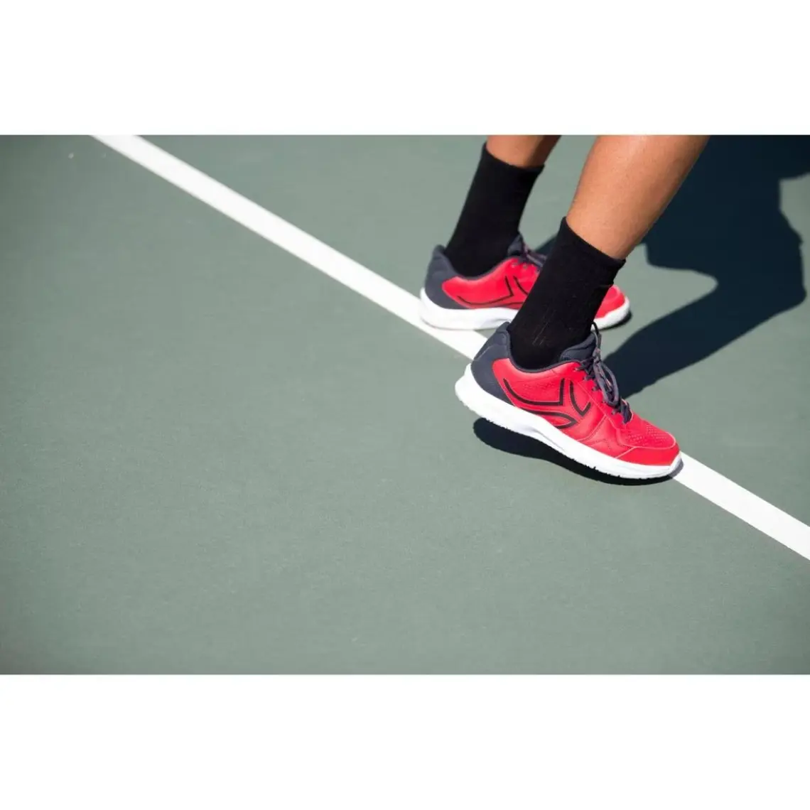 Decathlon Artengo Tenis Çorabı - Orta Boy Konçlu - 3'Lü Paket - Gri - Rs 500
