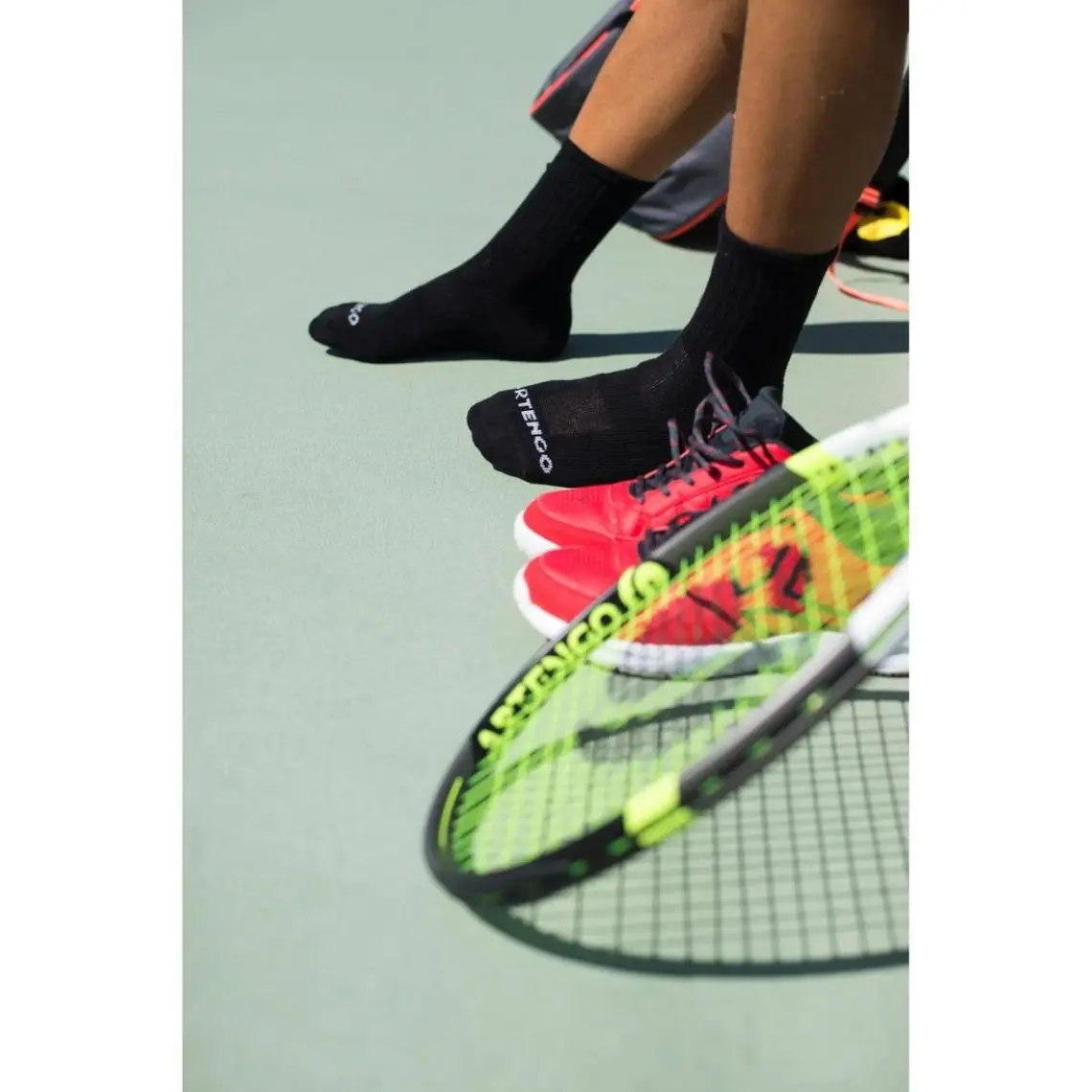 Decathlon Artengo Tenis Çorabı - Orta Boy Konçlu - 3'Lü Paket - Gri - Rs 500