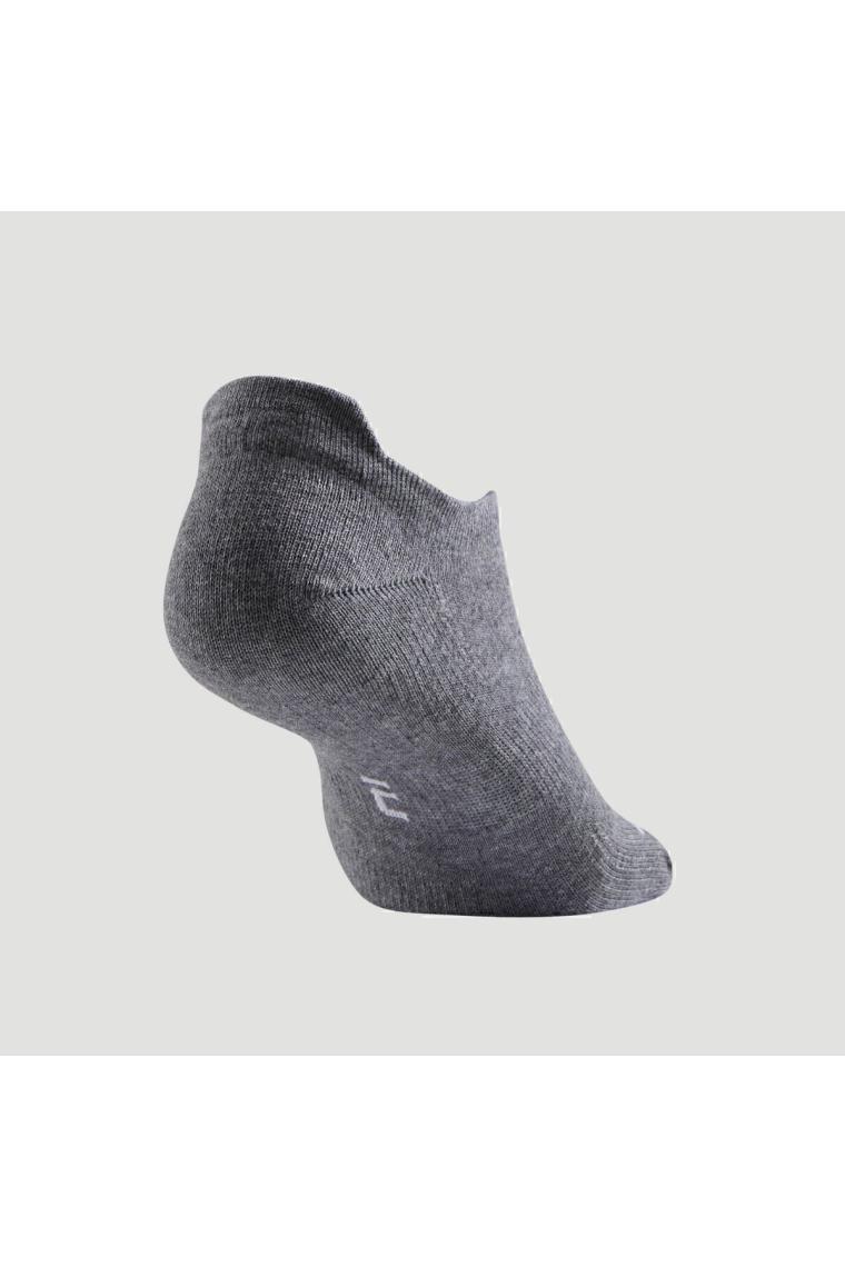 Artengo Tenis Çorabı - Kısa Konç - Unisex - 3 Çift - Gri - Rs 160