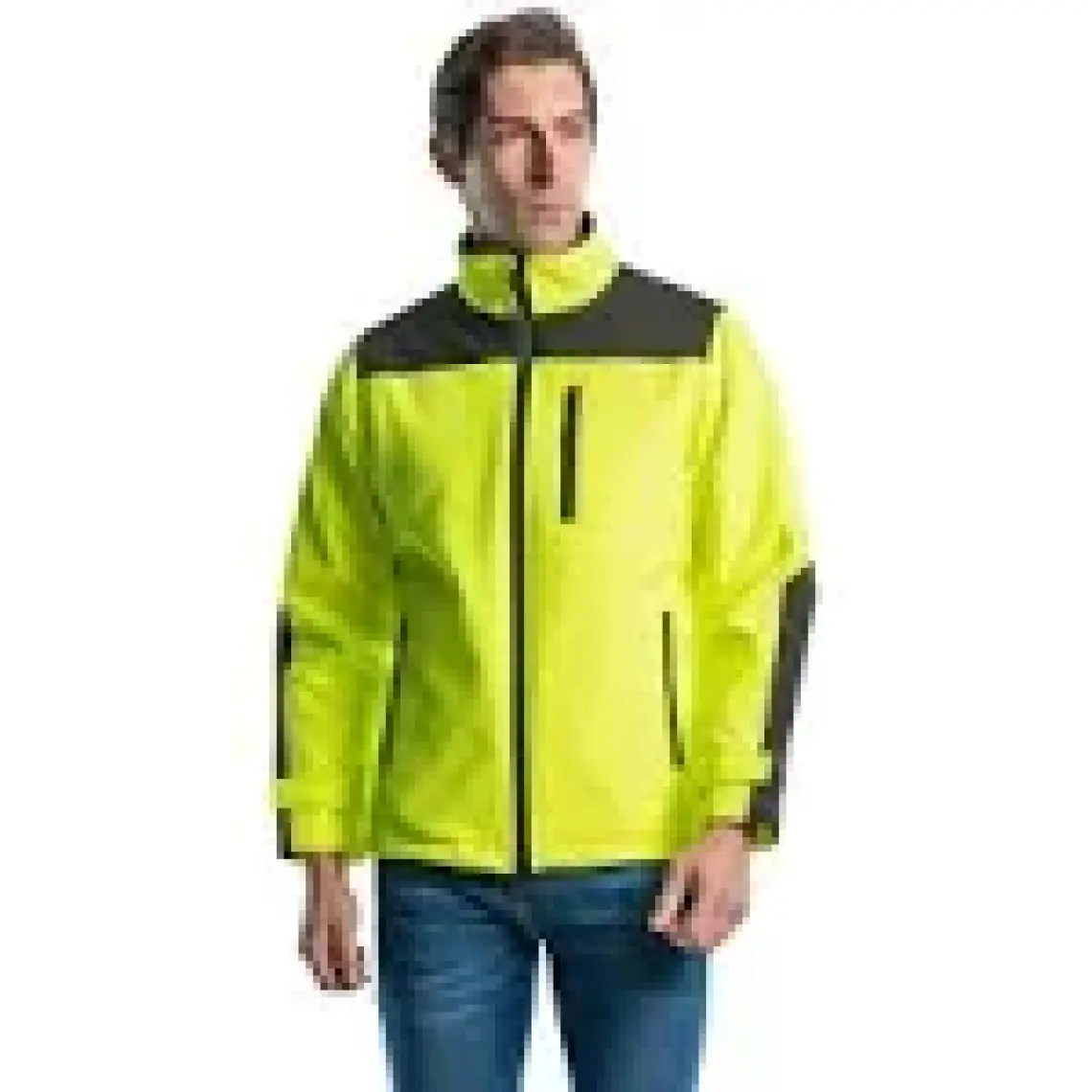 Şensel, Softshell Mont, Sarı -91E666- Su İtici