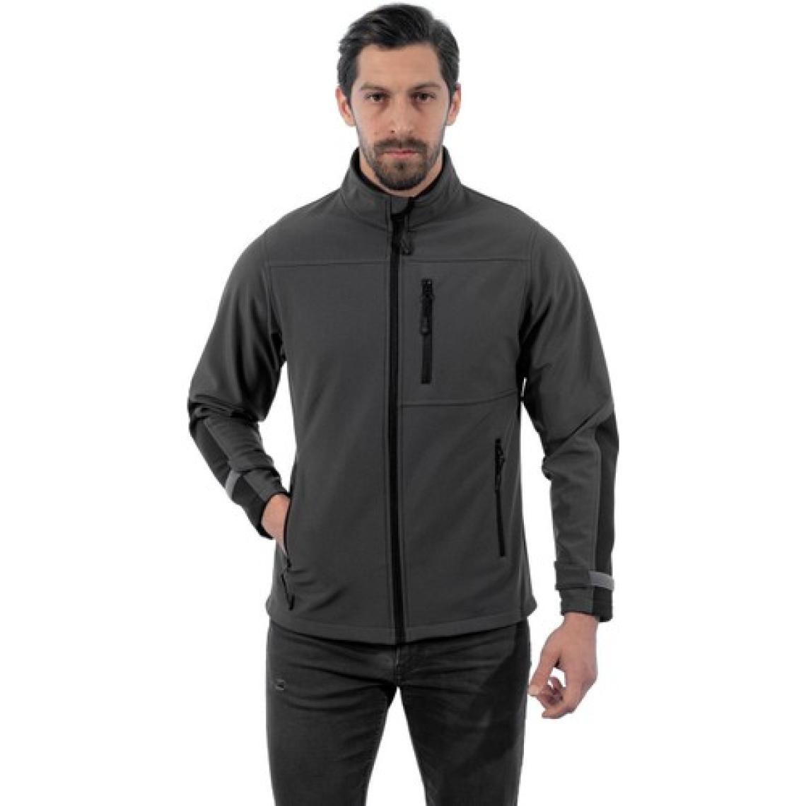 Şensel, SoftShell Mont, Koyu Gri -91E632- Su İtici