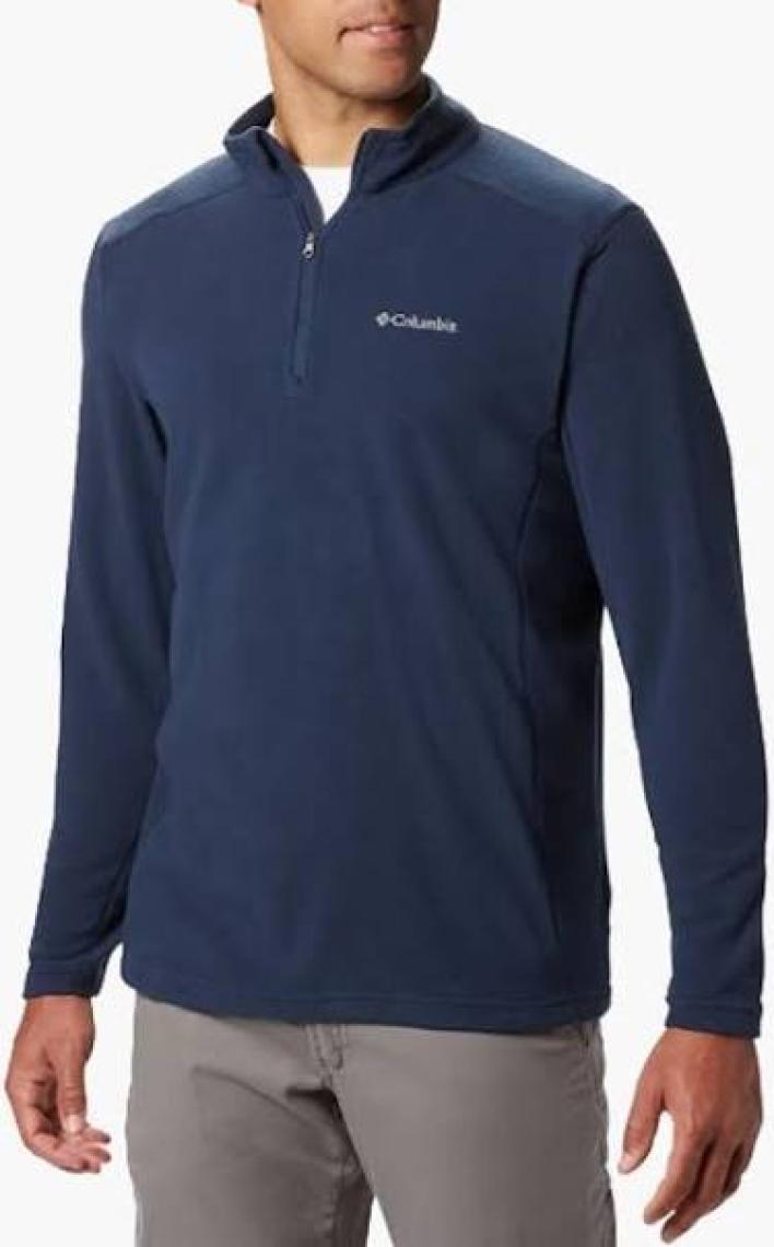 Columbia Klamath Range II Half Zip Erkek Lacivert Sweatshirt