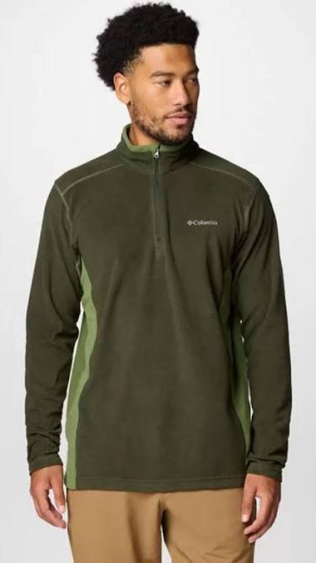 Columbia Klamath Range II Half Zip Erkek Lacivert Sweatshirt