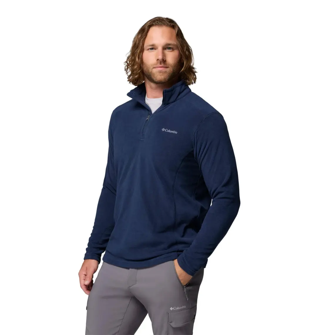 Columbia Klamath Range II Half Zip  Erkek Polar AM6558