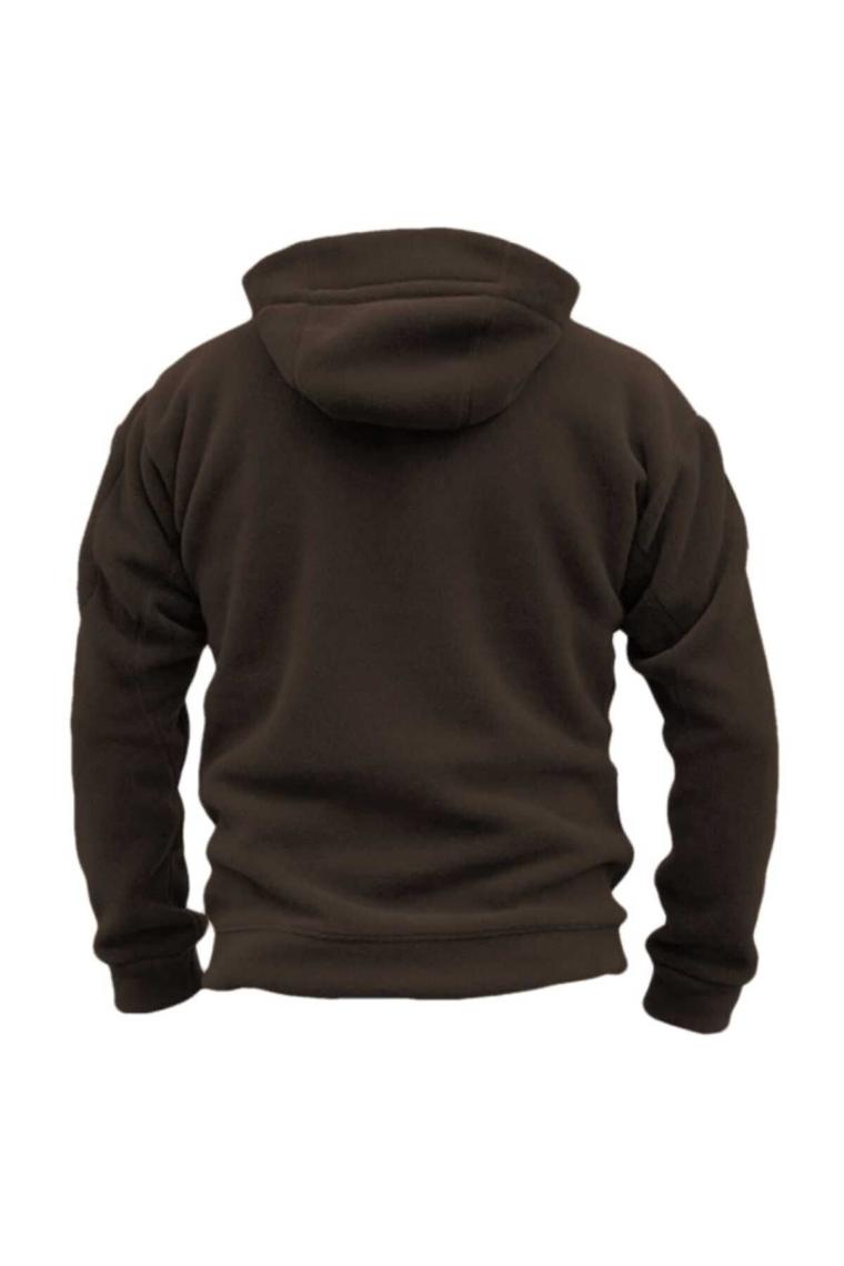 Genıus Store Erkek Polar  Outdoor Kapşonlu Kombat Tactical Cepli Polar