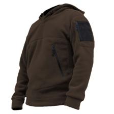 Genıus Store Erkek Polar  Outdoor Kapşonlu Kombat Tactical Cepli Polar