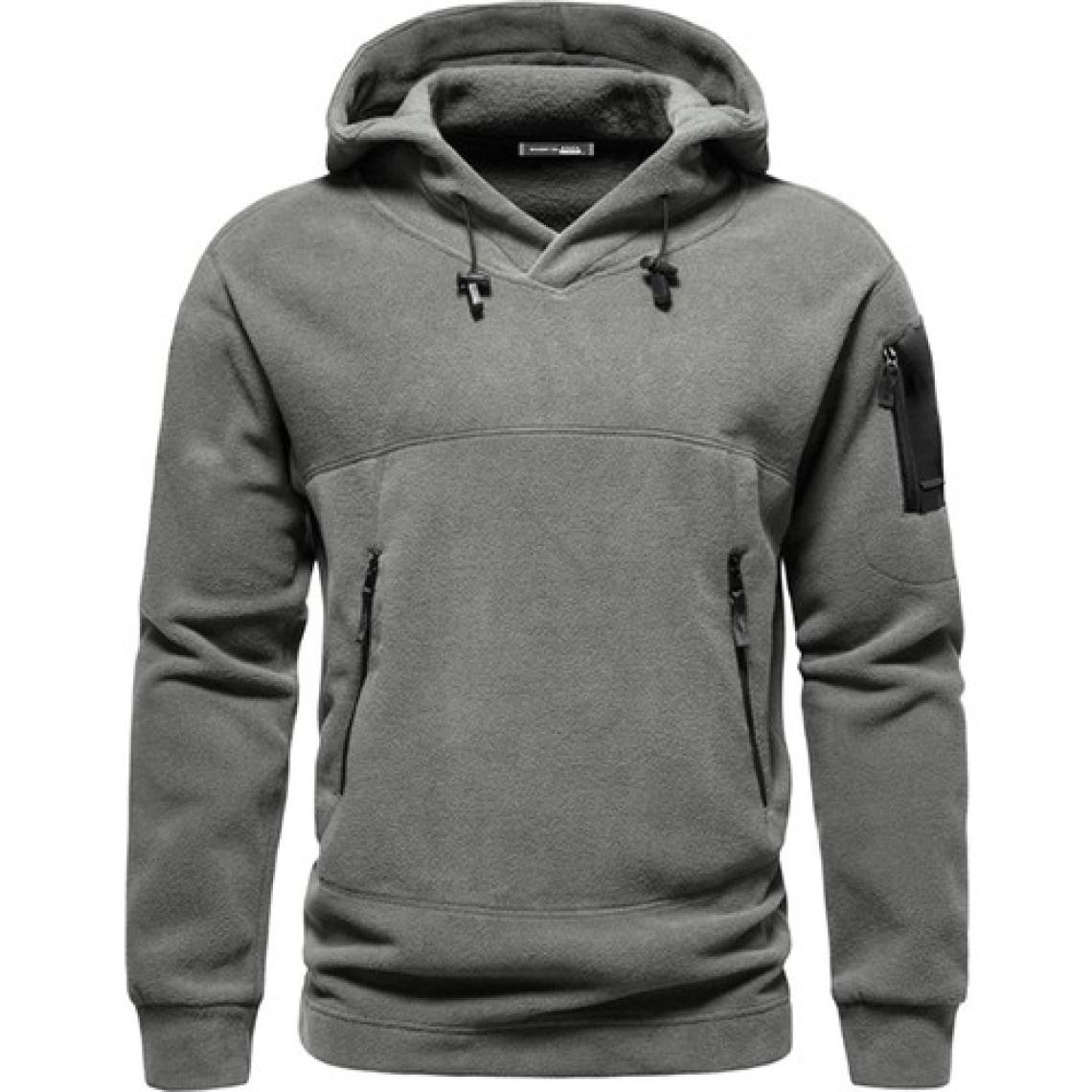 Ghassy Co. Ghassy Co. Erkek Military Sport Warm Outdoor Kapüşonlu Polar Ceket