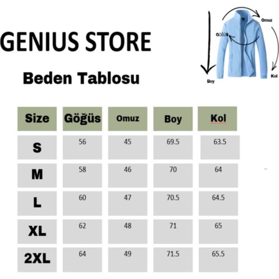 Genius Store Unisex Polar Tam Fermuarlı Outdoor Polar Ceket Tactical Polar Kadın-Erkek Polar Renkli-Tam
