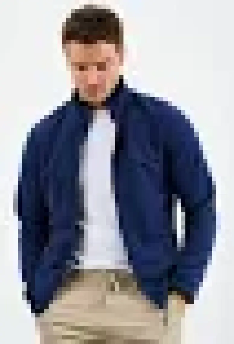Tommy Life Zümrüt Yazı Nakışlı Dik Yaka Fermuarlı Standart Kalıp Erkek Sweatshirt Polar - 87992