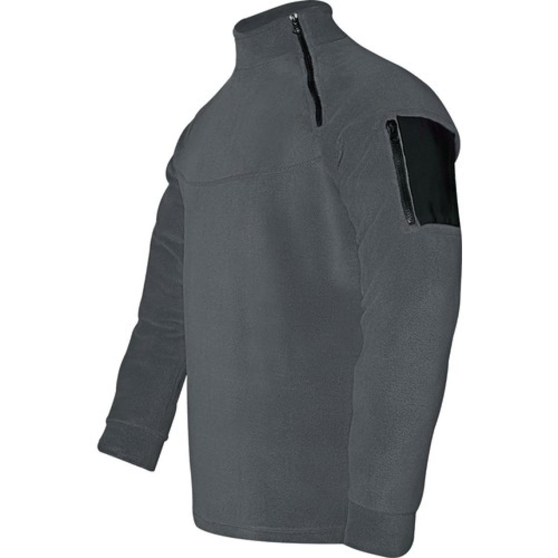 Genıus Store Erkek Polar  Outdoor Fermuarlı Kombat Tactical Cepli Polar