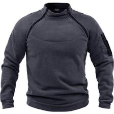 Genıus Store Erkek Polar  Outdoor Fermuarlı Kombat Tactical Cepli Polar