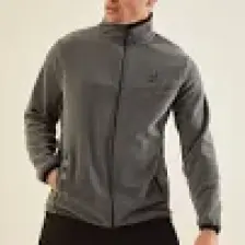 Tommy Life Çağla Yazı Nakışlı Dik Yaka Fermuarlı Standart Kalıp Erkek Sweatshirt Polar - 87992