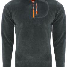 Genius Store Outdoor Erkek Polar Tactical Yarım Fermuarlı Cepli Tactical