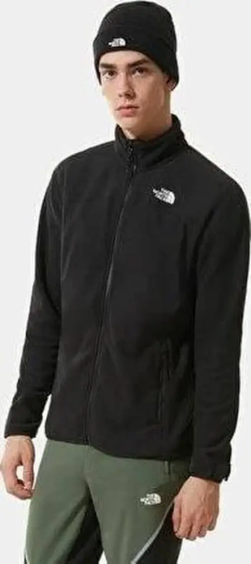 The North Face 100 Glacier Full Zip Erkek Siyah Polar Ceket