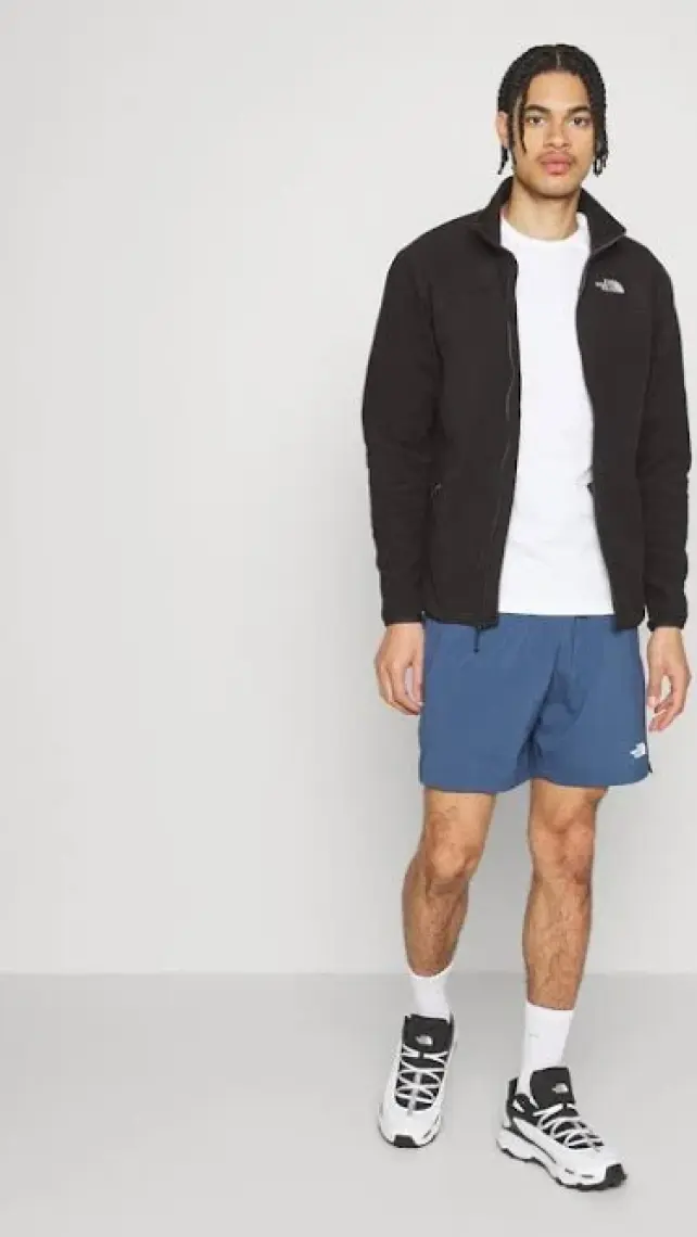 The North Face 100 Glacier Full Zip Erkek Siyah Polar Ceket