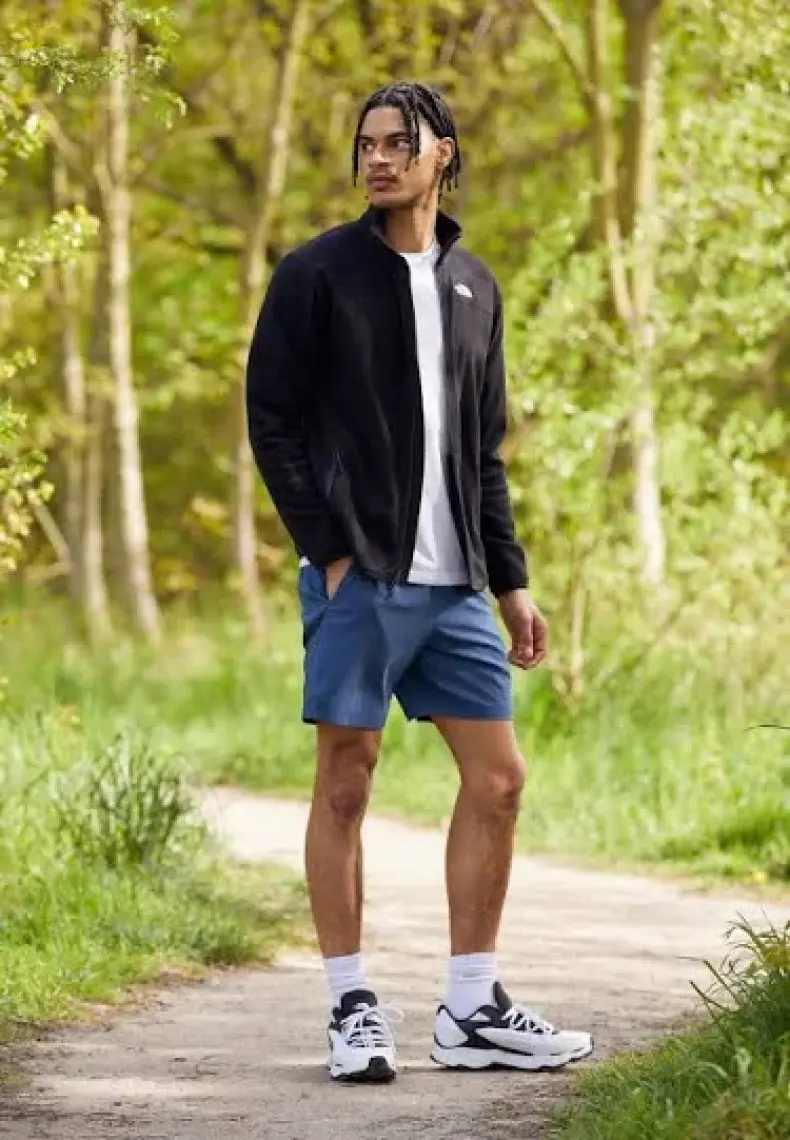 The North Face 100 Glacier Full Zip Erkek Siyah Polar Ceket