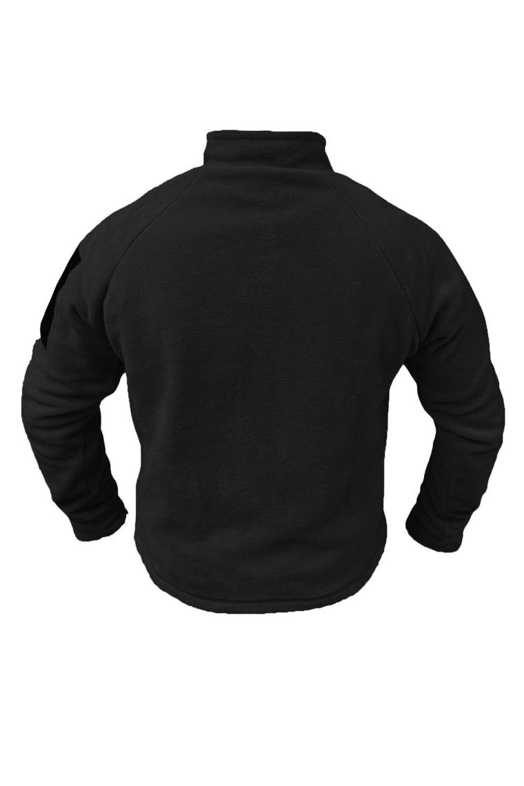 Genıus Store Erkek Polar  Outdoor Fermuarlı Kombat Tactical Cepli Polar