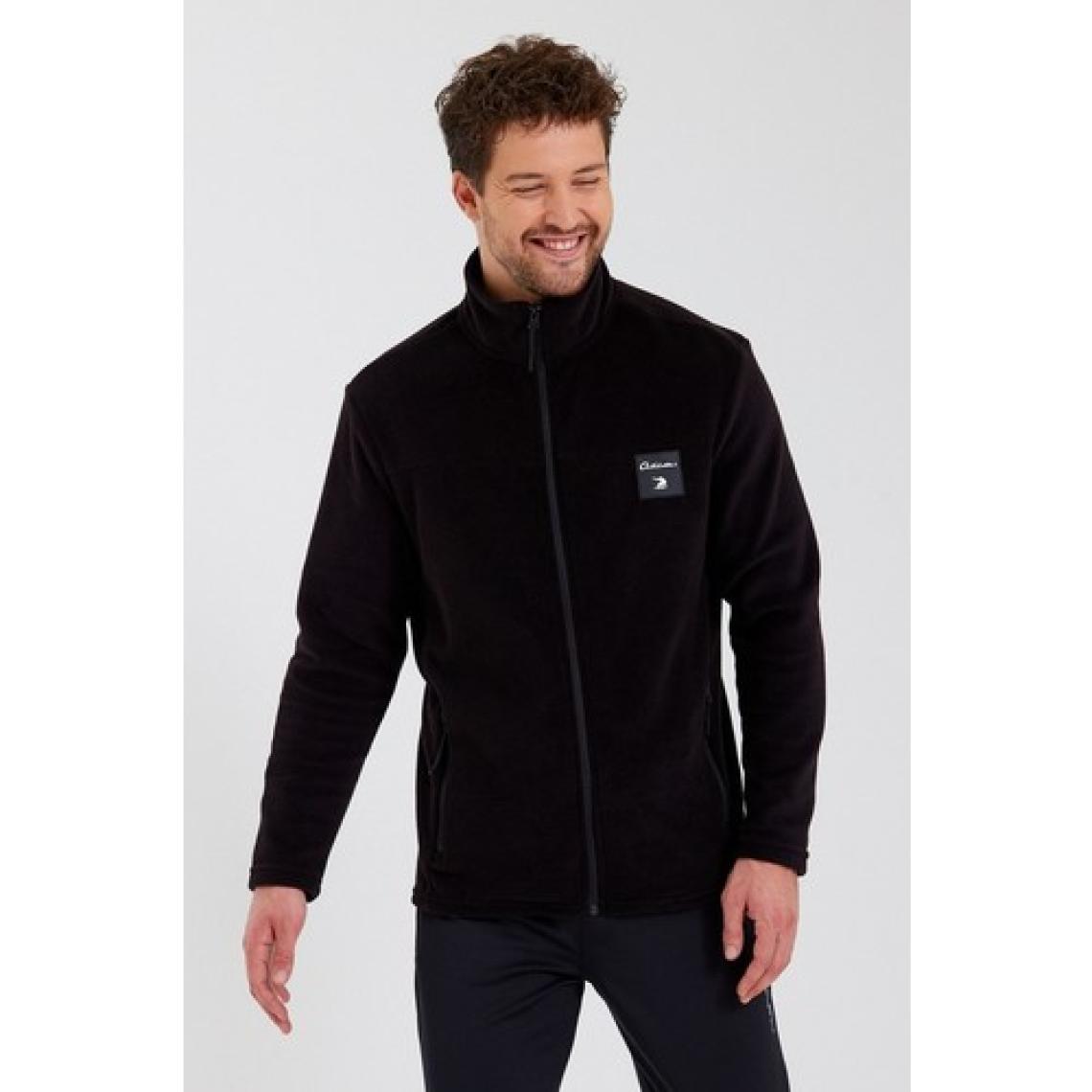 Adams Classics Erkek Haki Standart Fit Günlük Rahat Fermuarlı Yaka Polar Spor Sweatshirt