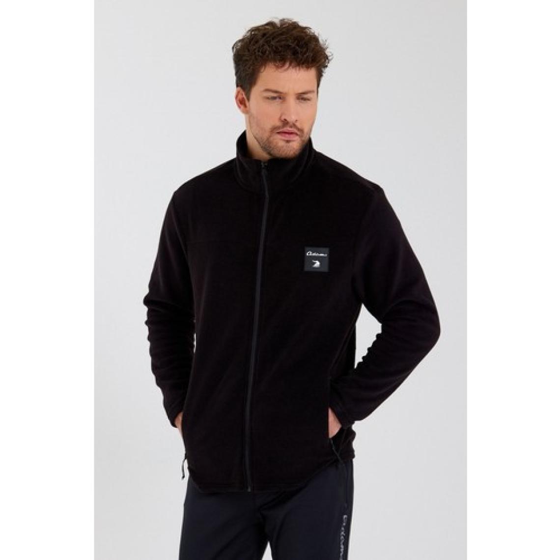 Adams Classics Erkek Haki Standart Fit Günlük Rahat Fermuarlı Yaka Polar Spor Sweatshirt