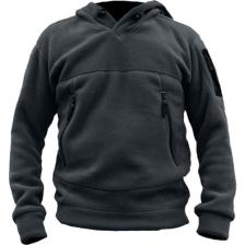 Genıus Store Erkek Polar  Outdoor Kapşonlu Kombat Tactical Cepli Polar