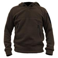 Genıus Store Erkek Polar  Outdoor Kapşonlu Kombat Tactical Cepli Polar