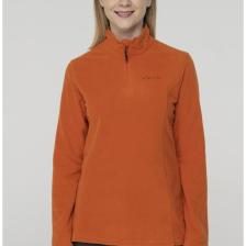 2AS Pinna Yarım Fermuarlı Kadın Polar Sweatshirt Turuncu