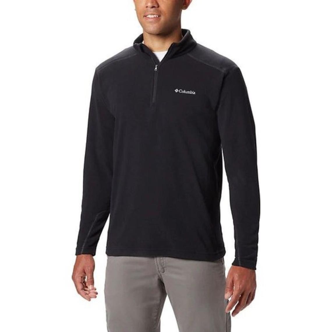 Columbia Klamath Range II Half Zip Erkek Siyah Sweatshirt