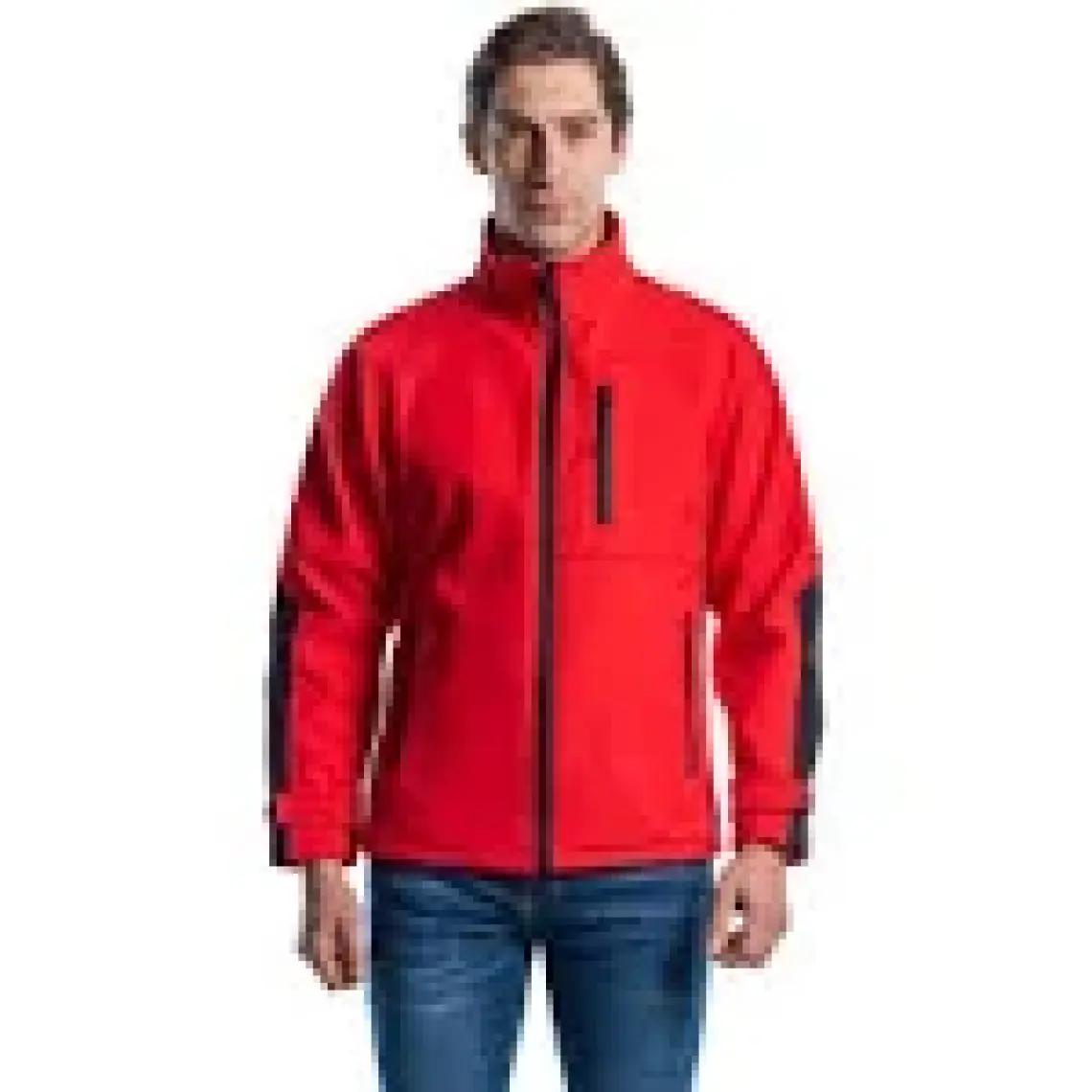 Şensel, Softshell Mont, Kırmızı -91E679- Su İtici