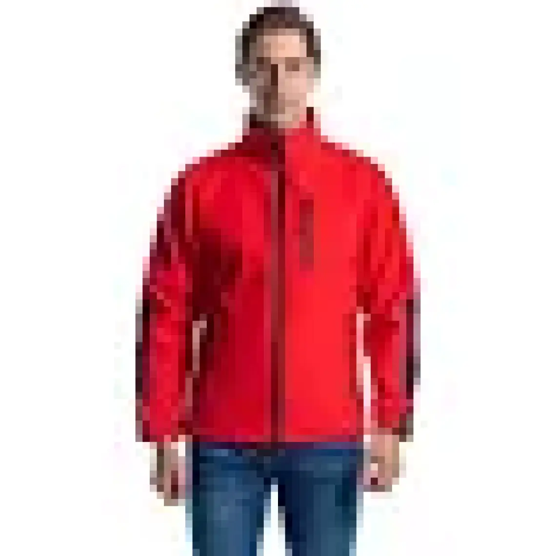 Şensel, Softshell Mont, Kırmızı -91E679- Su İtici