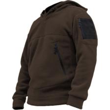Genıus Store Erkek Polar  Outdoor Kapşonlu Kombat Tactical Cepli Polar