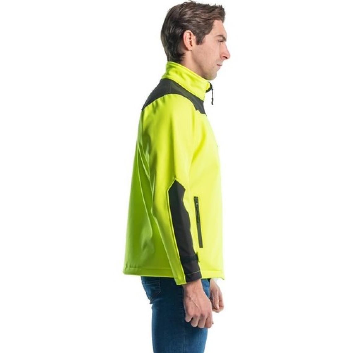 Şensel, Softshell Mont, Sarı -91E666- Su İtici