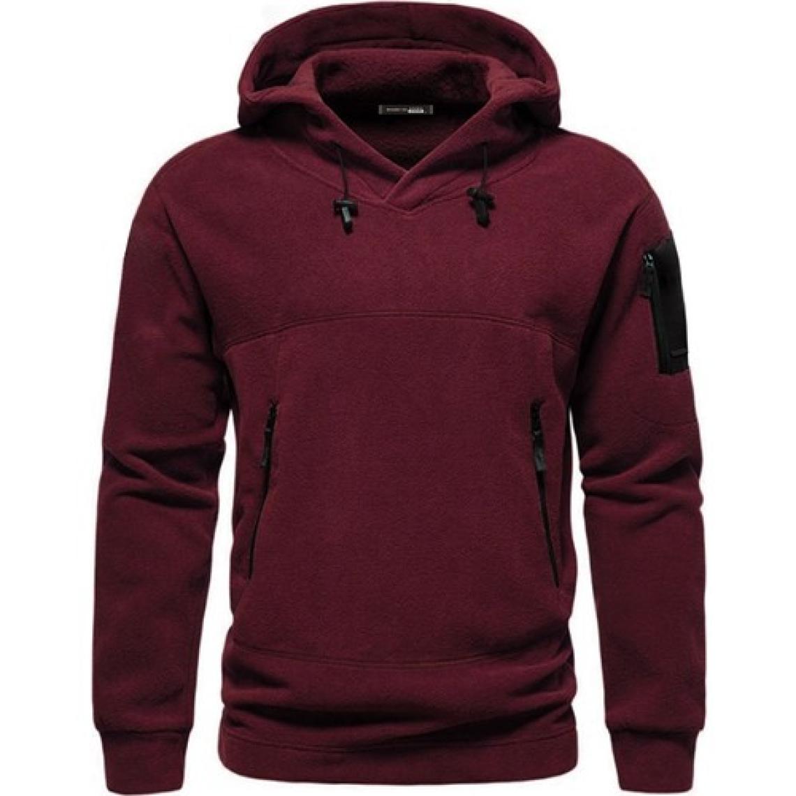 Ghassy Co. Ghassy Co. Erkek Military Sport Warm Outdoor Kapüşonlu Polar Ceket