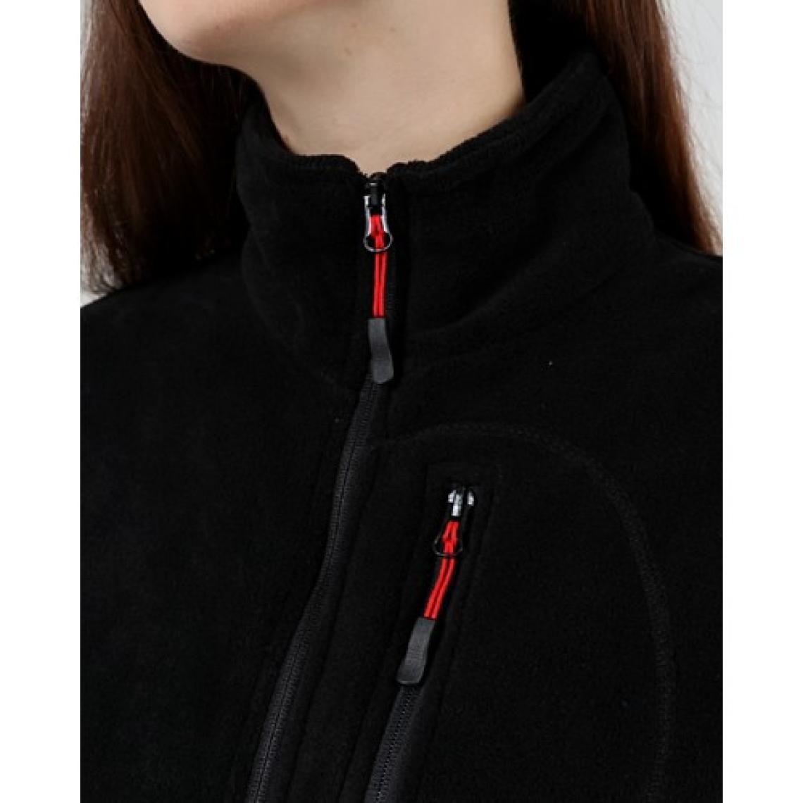 Genıus Store Kadın Polar Tam Fermuarlı Outdoor 3 Cepli Polar Ceket