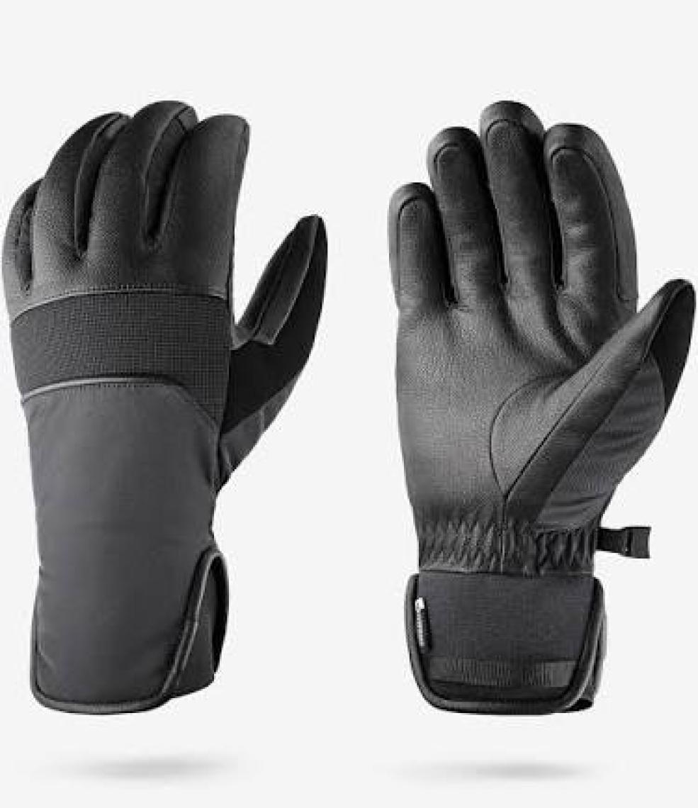 Decathlon Wedze Yetişkin Kayak Eldiveni - Siyah - 100