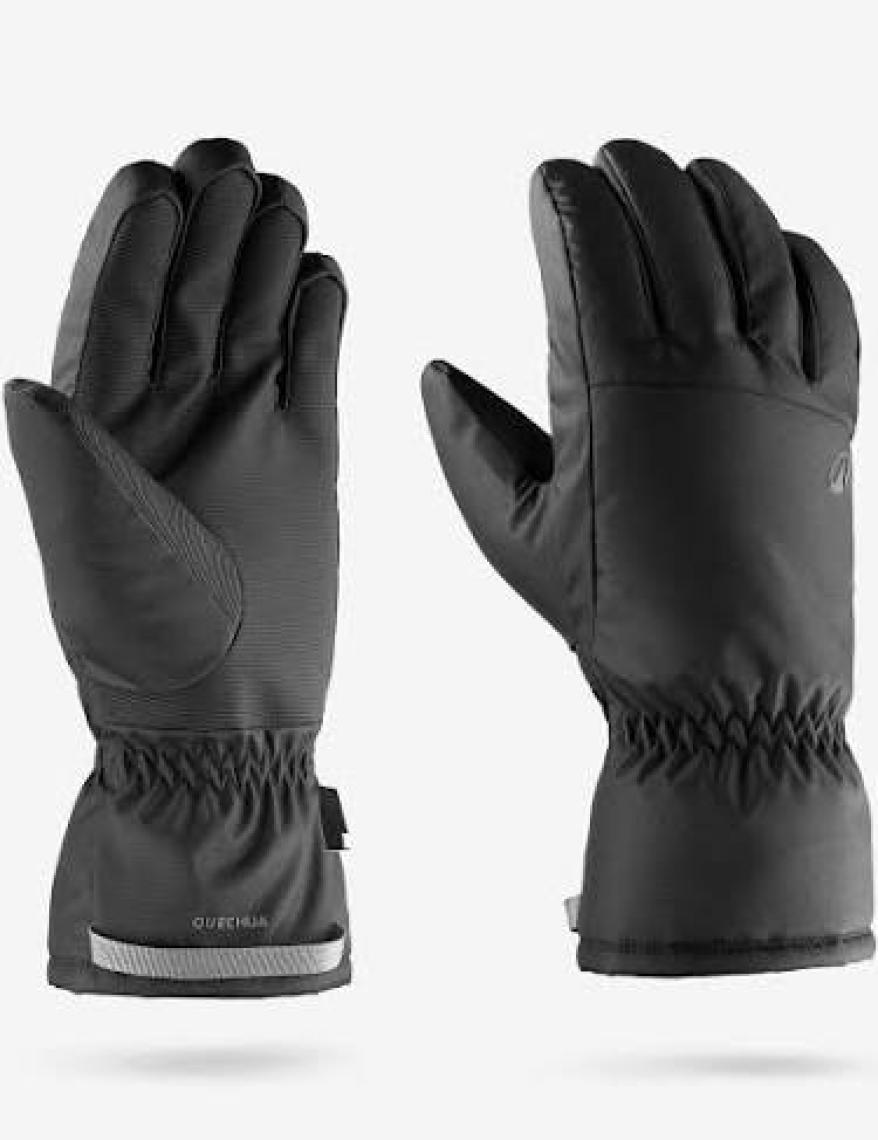 Decathlon Wedze Yetişkin Kayak Eldiveni - Siyah - 100