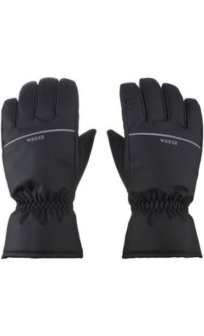 Decathlon Wedze Yetişkin Kayak Eldiveni - Siyah - 100