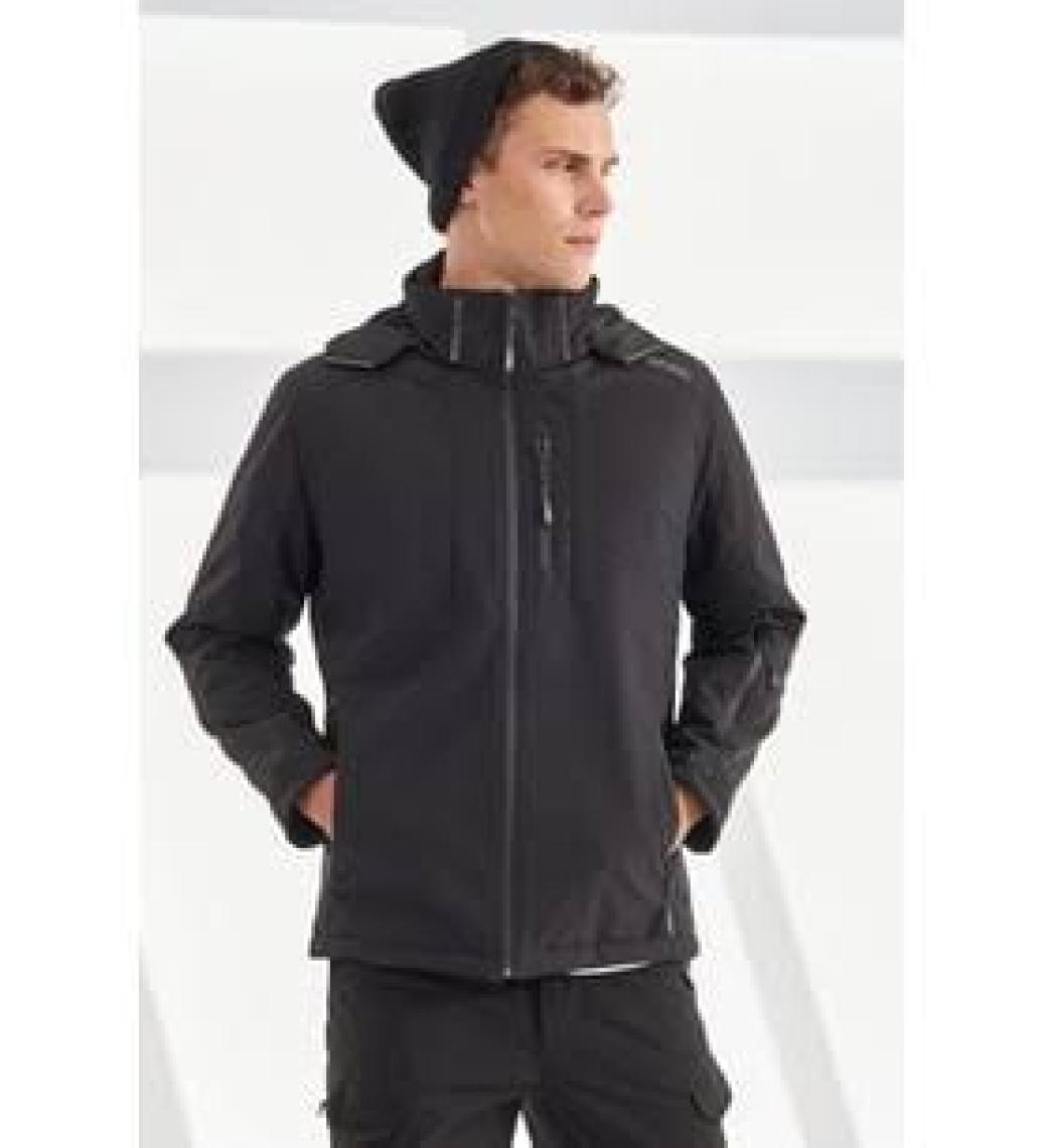 Delpino Su ve Rüzgar Geçirmez Termal Softshell Erkek Mont