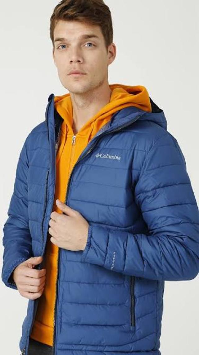 Columbia Powder Lite Hooded  Erkek Mont WO1151