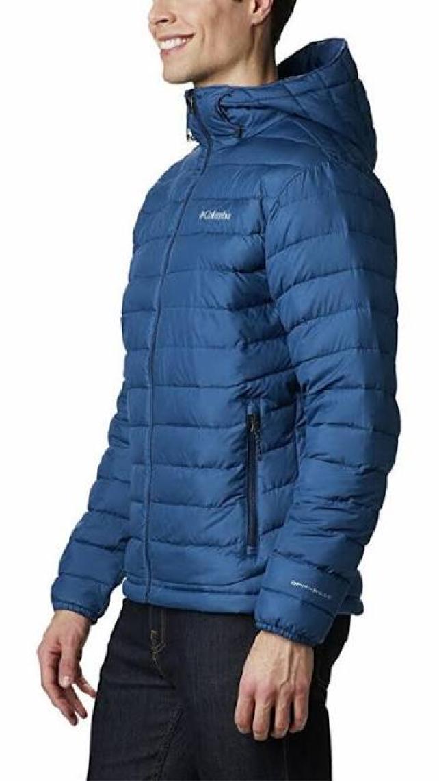 Columbia Powder Lite Hooded  Erkek Mont WO1151