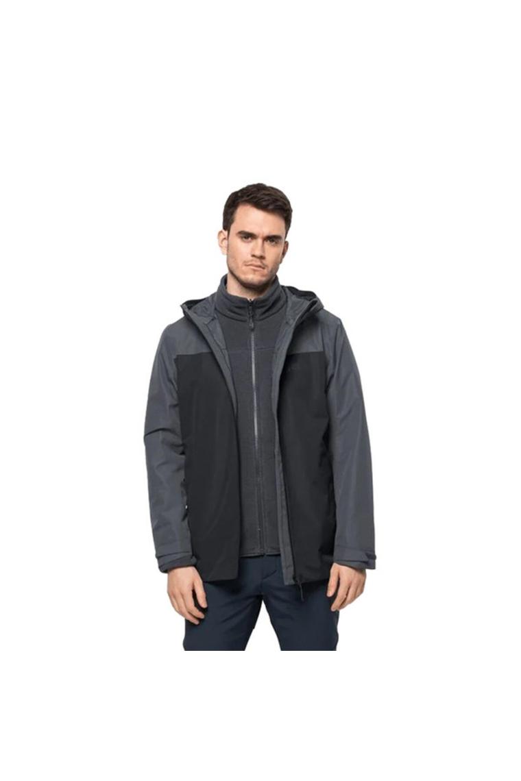Jack Wolfskin Taubenberg 3In1 Jkt M Erkek Gri Mont 1115311-6185